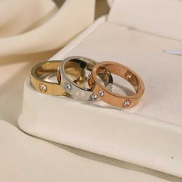 With box Romantic Classic Design Ring ring for female highend womens style of minimalist with cart original rings