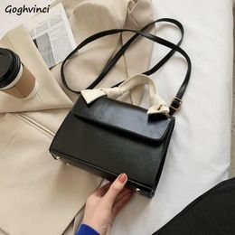 Bag Shoulder Bags Women Handbags Bow Elegant Daily Date Flap Ladies Crossbody All-match Casual 2024 Arrival High Quality Fashion