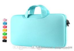 UK Fashion new canvas waterproof Scratchresistant Laptop Shoulder Bag 11 12 13 15inch Notebook Shoulder Carry Case for Antifall 5542637