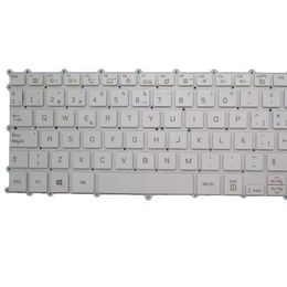 Keyboard For LG 15Z990 15ZB990 15ZD990 LG15Z99 15Z990-R 15Z990-A 15Z990-G 15Z990-H 15Z990-L 15Z990-V Spanish SP White Backlit