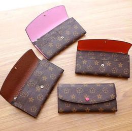 Designer Bags Fold Wallet 10 Colours Printing Wallets Flower Most Stylish Way To Carry Around Money Cards Coins Men and Women Leather Purse Card Holder Emilie Short