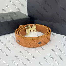 Fashion Mcmness Belt For Man Designer Womens Mcms Belt Fashion M Smooth Buckle Ceinture Silver Plated Suits Accessories Business Mens Luxury Belt Black Red 340