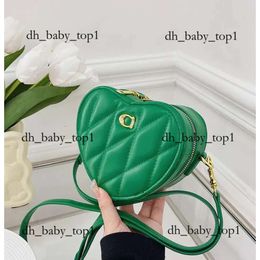 Coachshoulder Bag Kids Girls Handbags Mini Purse Coache Bag Tote Bags For Children Fashion Designers Flower One Shoulder Messenger Handbag Round Cake Bag 1917