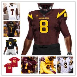 NCAA College Arizona State ASU Football Jerseys Pat Tillman Emory Jones Xazavian Valladay Daniyel Ngata Elijhah Badger Giovanni Sanders 277q