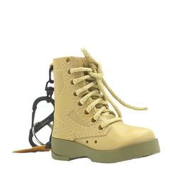 Windproof Lighter Sand Colour Suede Cow Leather Upper Desert Combat Boots Design With Bottle Opener