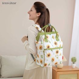 Diaper Bags Baby diaper bag waterproof backpack fashionable mom brand mom backpack Nappy Changing baby care bagL240502