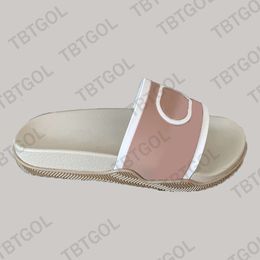 Designer di scatole con scivoli da uomo pantofole estate spiagge di sandalo da donna piattaforma piattaforma da donna la donna flop flop flop causal slipper 311 64