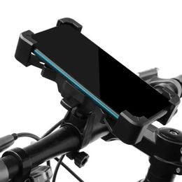 Cell Phone Mounts Holders 360 Rotation Bicycle Phone Holder Motorcycle Handlebar Cell Phone Mount Scooter Bike Motorcycle Stand Bracket For iPhone