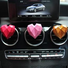 Love Heart Car Air Fragrance Perfume Clip Diffuser Auto Vent Scent Parfum Decor Interior Accessories