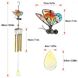 Decorative Figurines Craft Windbell Decoration Fowl Type Wind Chime Hanging Garden Bell Pendant With S Hanger