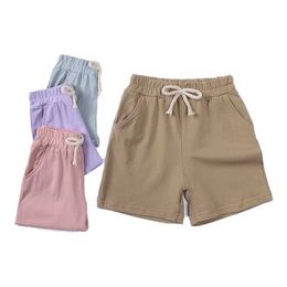 Şort Türük Bebek Giyim Solor Renkli Bebek Kız Pantolon Yaz Çocukları Erkek Genç Gençler Çocuklar 12m-6y H240507
