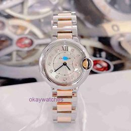 Crater Automatic Mechanical Unisex Watches Direct New Womens Blue Balloon Series Quartz Gold Diamond Inlaid Watch with Original Box