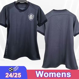 2024 25 Clube do Remo Womens Soccer Jerseys RIBAMAR G.PAVANI Home Navy Short Sleeve Football Shirts Adult Uniforms