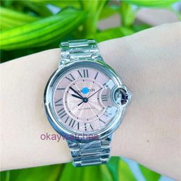 Crater Unisex Watches New 33mm Small Powder Plate Blue Balloon Womens Automatic Mechanical Watch W6920100 with Original Box