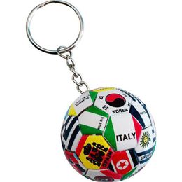 Keychains Lanyards New World Flag Football Keychain Country Soccer Club Fans Keyring Car Key Chains Souvenir Bag Pendant Accessories Gifts K2114 G1019