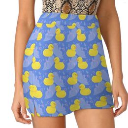 Skirts Rubber Ducks Skirt Spring Cute Animal Print Street Wear Casual A-line Mini Womens Design Oversize Short Bottoms