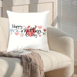 Pillow Festive Contemporary Style Mother's Day Throw Cover Digital Print Case Party Perfect Home Decor Gift Decorate