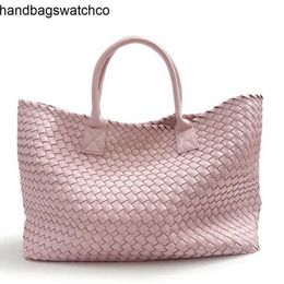 Bottegvenets Handbags Cabat Tote Bag Large Woven Vegetable Basket Big Leisure Travel Computer Files Classic Handbag One Shoulder Mommy Outgoing Frj