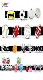 10PCS 8MM Mix Style Slide Charms Fit for 8mm Wristband bracelet Belt Pet collar LSSC1571974976634