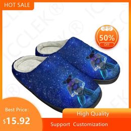 Slippers Cujoh Jolyne Fashion Cotton Custom Mens Womens Sandals Plush Casual Keep Warm Shoes Thermal Comfortable Slipper