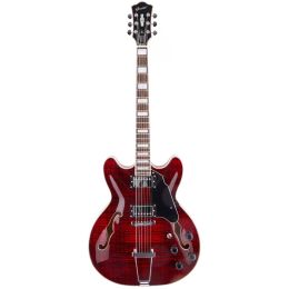 Guitar GROTE 335 Style SemiHollow Body Jazz Electric Guitar