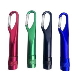 led keychain flash light Aluminium alloy LED Light Car Key Chain Pocket Mini Portable Flashlight