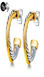 UNY Earring Designer Inspired David s Post Cable Vintage Fashion Brand Luxury Antique Jewellery s Gifts 2207164179141