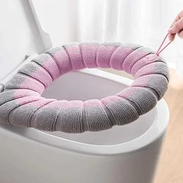 Toilet Seat Covers Toilet Seat Cover Thickened Kitted Toilet Mat Antifreeze Toilet Cover Soft Cartoon Toilet Seat Covers Bathroom Products