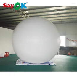 Party Decoration SAYOK 4m Customised Inflatable Advertising Balloons PVC Helium Balloon For Event