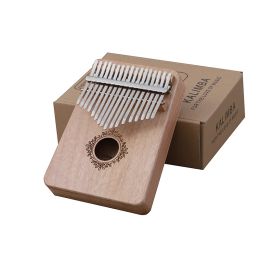 Instruments 17 key kalimba thumb piano Mahogany Musical Instrument Beginner african kalimba With Accessory instructions tuning hammer