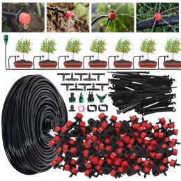 Decorations Garden Drip Irrigation Kit Automatic Plant Watering System Adjustable Nozzles for Farmland Bonsai Flower Vegetable Greenhouse