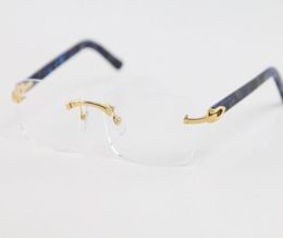 Manufacturers whole 8200757 Silver Rimless Eyeglasses frames women men 18K gold frame glasses Size5618140mm 2448803