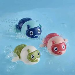 Bath Toys Baby Bath Toys for Kids Swimming Floating Clockwork Cute Water Play Toys Funny Children Educational Bathroom Shower Bathtub Toy d240507