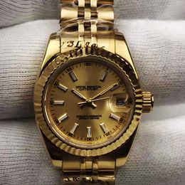 Designer Watch reloj watches AAA Automatic Mechanical Watch Laojia Womens Tooth Gold Night Glow Fully Automatic Mechanical Watch Mechanical Watch E2YF