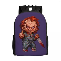 Backpack Customised The Killer Doll Chucky Men Women Fashion Bookbag For School College Child's Play Horror Movie Bags