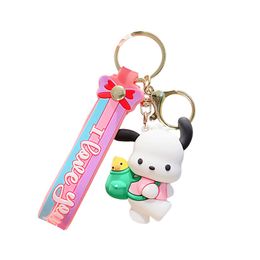 Fashion Cartoon Movie Character Keychain Rubber And Key Ring For Backpack Jewelry Keychain 53006