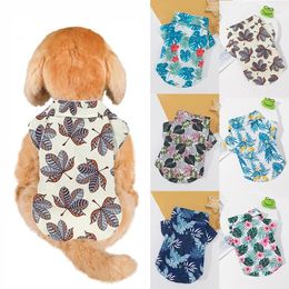 Dog Apparel Beach Pet Clothes Summer Puppy Shirts For Small Medium Dogs Vest Clothing Fashion Cat T-shirts Costume