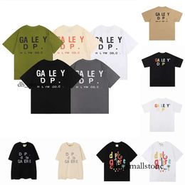 gallerydept shirt men gallary dept shirt Mens Tees Women Fashion T Shirts Designer T-shirts cottons Tops Summer Classic letter design with black and white