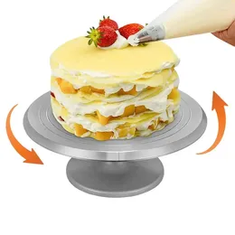 Bakeware Tools 1piece Rotating Cake Leveller Stand Decoration Turntable Revolving Baking Durable Portable Tray Accessories