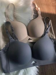 Bras Original High-quality 5303 Japanese Light Kapok Small Chest Gathered Thin Lingerie For Women With Seamless And Beautiful Back