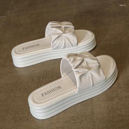 Slippers Fashion Brief Solid Colour Summer Ladies' Home Shoes Slides Comfortable Soft Women Sandals For Flip Flops