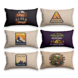 Pillow Sunset Love Camping Outdoor Covers Decorative 30x50 Life Cover For Living Room Bedroom Garden