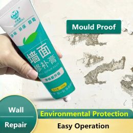 250g Waterproof White Wall Repair Paste Latex Cream Home Office Decoration Crack Nail Hole Damage Filling Putty Powder Glue Tool
