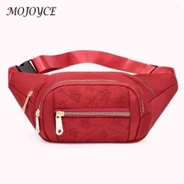 Waist Bags Oxford Cloth Crossbody Multilayer Pocket Waterproof Man Belt Pouch Simple Sling Bum Bag For Fitness Running Cycling Gym