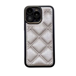 Golden Velvet Large Plaid Suitable for 15PROMAX Full Package Apple Case iPhone 15PRO Comes with Lens Film 14