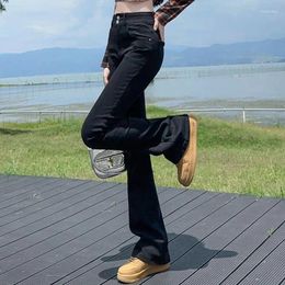 Women's Jeans Fashion Slightly Stretch Female Denim Black Blue Colour Tigh Waisted Slim Trousers Sexy Long Pants Dropship Brand