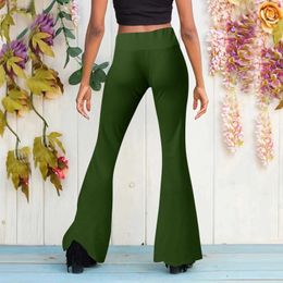 Women's Pants Capris Top Sell Cargo Pants Women High Waist Length Full Casual Pants Flare Leg High Waist Trousers Cargo Pants For Women Plus Size Y240504