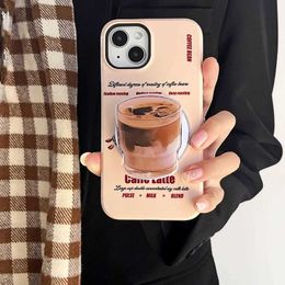 Cell Phone Mounts Holders Korea Cute CartoonLatte coffee Magnetic Holder Grip Tok Griptok Phone Stand Holder Support For iPhone For Pad Magsafe Smart Tok