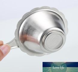 Doublelayer Fine Mesh Tea Strainer Filter Sieve Stainless Steel Tea Infuser Teapot Filter Spoon Cocina Kitchen Accessories3484492