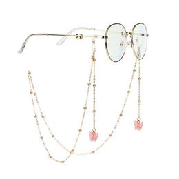 Eyeglasses chains NEW Colorful Butterfly Pendant Glasses Chains Eyeglasses Sunglasses Spectacles Metal Chain Holder Cord Lanyard Necklace